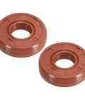 Radial Shaft Seal 12mm X 28mm X 7mm Fluoro Rubber TG4 Oil Seal For Bearing Shaft Oil Pump And Engine Durable 70A Hardness Sealing Tech Built To Last For Heavy Duty Industrial Use Brown 2 Pack, two seals