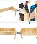 48.5 Inch Elevated Wood Garden Bed With Liner Heavy Duty Planter With Legs For Vegetables Fruits Potatoes Onions And Flowers Outdoor Beefy Built To Last Grow Box With Easy Setup assembly process