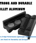 Top Shelf 4 Inch Aluminum Vise Jaw Pads Featuring Hella Strong Magnets And Reversible Design Provide Zero Mark Protection For Pipes And Delicate Parts Shop Floor Essential Covers That Keep Your Bench Vice Running Smooth All Day - black anodized aluminum vise pads with strong magnets.