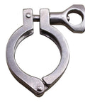 DERNORD stainless steel 304 single-pin tri-clamp with wing nut for ferrule, 1.5-in TC
