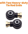 Beefed Up Steering Rack And Pinion With Tie Rod Ends For Polaris RZR 800 EFI 2008 2009 2010 2011 2012 2013 2014 close-up of tie rod ends
