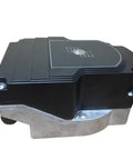 High Precision Electric Actuator For Linear Control Valve featuring black steel housing with a metallic base for reliable valve automation.