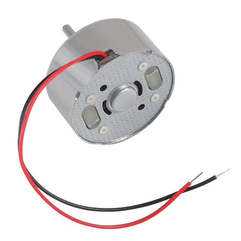 10 Pack Dope Mini DC Motors 3V To 12V For DIY Toys And Electronics Projects, Tiny Electric Motors With Red and Black Leads Visible