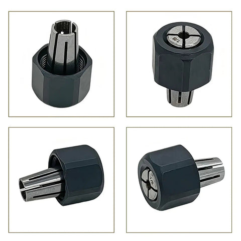 Easy Swap One Eighth Inch Self-Releasing Collet Chuck And Locking Nut Assembly For Routers Replaces 48-66-2486, 2485-20