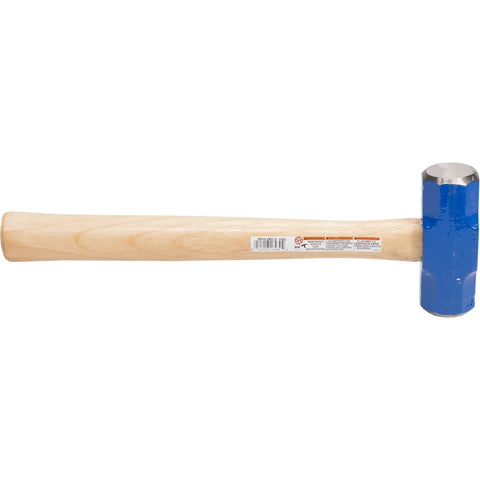 Built Tough Double Faced Engineer Hammer 3 Lb, Rust Resistant, USA Made SDF48 VN17430 With Sure Lock Eye on wood handle