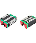 4 Piece Bearing Steel Carriage Slider Set For HGH Series Linear Guides And HGR Rails, Smooth Low Backlash Motion Components For CNC Machines, 3D Printing, And Rail Motion Systems, HGW20CC Compatible, pair shown