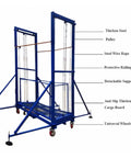 Electric Heavy Duty Lift Cart With Remote Control Built Rugged Steel Frame To Knock Out Beastly Loads Smooth Warehouse Hauls And Garage Projects Indoor Outdoor Aerial Work Platform Lift Table with thickened steel and pulleys.