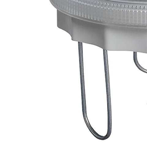 Close-up of Solar Water Wiggler Bird Bath Scene 8WW 5 Inch Gray Sun Powered Automatic Water Movement base with metal legs, outdoor use.