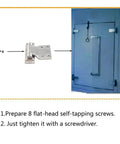 Self Closing Reversible Door Hinge In Stainless Steel With Smooth Sliding Bearing for cabinets and distribution boxes installation