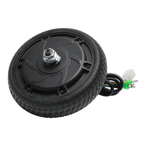 Hub motor wheel with 6.5-inch road tire, 24V 250W brushless unit and wiring