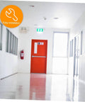 Wall Fire Extinguisher Rack Mount Holder Iron Bracket Easy To Install No Fuss Setup in hallway for quick access and safety