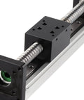 Beefy Precision Ball Screw Linear Stage With 150mm Stroke Aluminum Construction For Smooth CNC Motion And Easy Automation NEMA 23 Ready Industrial Grade Linear Slide Table close-up