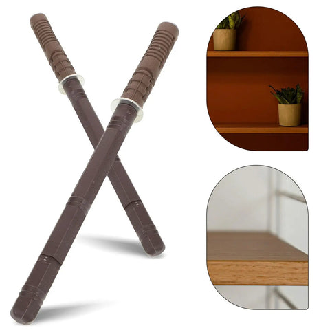 Hidden Floating Shelf Brackets For Wall Mounting Sturdy Iron And Plastic Invisible Supports with hole depth 73 to 75 mm.