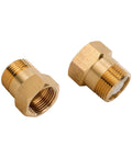Two-piece brass 3/4in female-to-male check valves, backflow preventers
