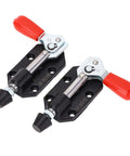 Two Piece Push Pull Toggle Clamp Set For Woodworking And DIY Positioning Jig Accessories Left Right 20mm Stroke Tunable Stable Clamping Power