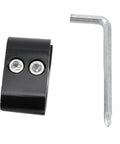Alloy Wheelchair Pipe Clamp Multi Use Umbrella Stand Footrest Mount with adjustable black alloy clamp and wrench