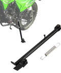 Heavy Duty Kick Stand For Hawk 250 XR150 TBR7 Dirt Bike Steel Motorcycle Side Stand Stable Upright Support For Off Road Rides 1 Piece Corrosion Resistant Mount Easy Install showing separate parts.