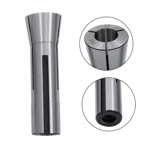R8 Collet Set 20 Piece Metric Range 1mm To 20mm Collets For Milling Lathe showing single collet and close-up details