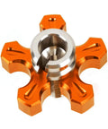 Orange Aluminum Clutch Cable Adjuster for Motorcycle M8 1.25 Thread Durable Lightweight Wire Tensioner