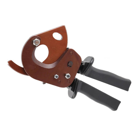 Beefy 300mm Cable Cutter Scissors For Copper And Aluminum Gear Driven Power Multiplier Delivers No Sweat Cutting tool close-up