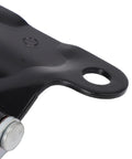 Close-up of Rock Solid Tailgate Hinge Replacement Pair High Strength Steel with mounting hole for direct fit installation.