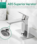 Chrome Single Handle Bathroom Faucet With Pop Up Drain And Flexible Water Lines 4 Inch Center Set Vanity Sink Tap