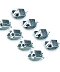 Grab These Super Handy 8 Pcs Sheet Metal Butt Welding Clamps Perfect For Truck And Car Door Skin Panels Rustproof Positioners To Level Up Your Diy Fabrication Jobs Today - eight rustproof metal clamps for auto repair.