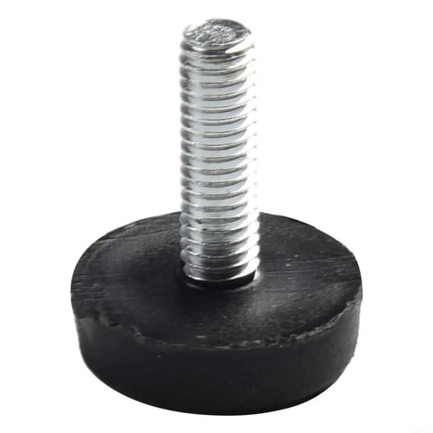 Adjustable M6 Furniture Leveling Feet With Screw On Glide And Plastic Base For Tables Chairs And Desks No Wobble Floor Protectors