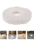 Cotton Buffing Polishing Wheel 150x50x20mm For Woodworking Edge Banding Machines White Cloth Wheel Replacement Industrial Polisher