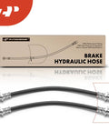 Brake Hydraulic Hose Kit For Toyota And Scion Rides Front And Rear 2 Pack displayed with packaging box.