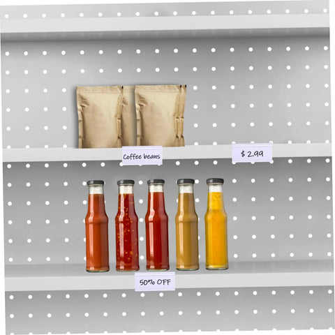 Heavy Duty PVC Wire Shelf Label Holders 30 Pack Clear Display Fronts Kick The Clutter Keep Tight Retail Setup Smooth Price Tag Swaps No Sweat Store Organization