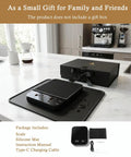Digital Coffee Scale With Built In Timer 0.1g Precision To 3000g Rechargeable Espresso Scale on a kitchen counter