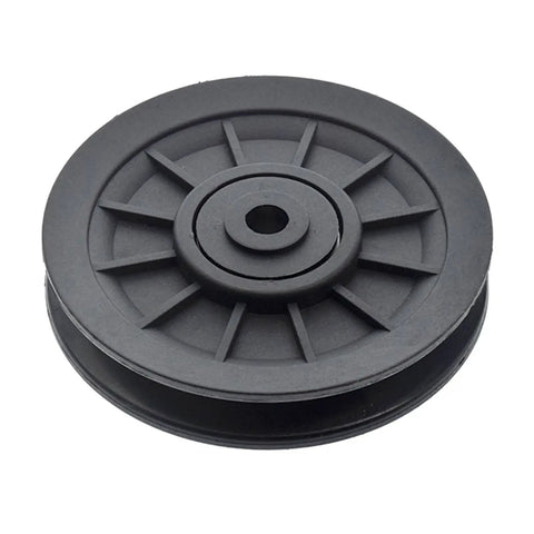 Heavy Duty Pulley Wheel Set For Cable Fitness Machines, Round Roller Bearing System For Gym Studio And Home Workouts, black nylon wheel