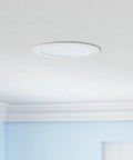 Installed 6 Inch Ultra Thin Dimmable LED Recessed Ceiling Light With Junction Box, 5 Color Selectable 2700K-5000K CCT