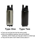 255 LPH In Tank Fuel Pump Kit With High Flow Electric Pump Including Sending Unit Float Reservoir Strainer Wiring Harness And Tank Seal Direct Replacement shown in two types