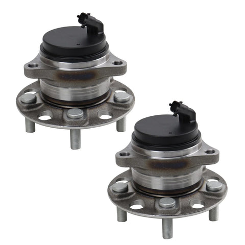 Rear Wheel Bearing And Hub Assembly Set 2 Piece For Hyundai Elantra N Kona N Sonata 2020 To 2023 And Kia K5 2021 front view