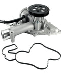 Heavy Duty Water Pump With Seal Gasket For Jeep Wagoneer And Ram 1500 Ace Direct Swap 5.7 Liter V8 Motor image showing assembly and gasket.