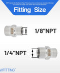 Stainless Steel 316 Female Reducing Coupling Quarter Inch by Eighth Inch NPT Pipe Fitting for Air and Water Lines Marine Grade Pack of 600