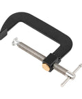 4 Inch Quick G Clamp With Metal Threaded Rod And Lightweight Alloy Parts For Grab-And-Go, Fast, Secure Woodworking Holds, 0-100mm Jaw Travel, Rapid Adjustment Design For DIY Projects And Small Shop Jobs.