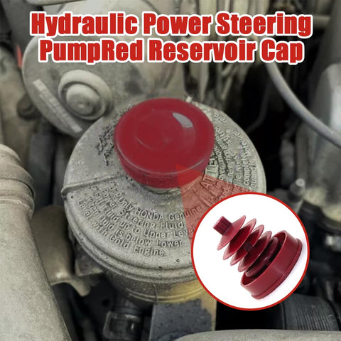Premium Power Steering Reservoir Cap Plug Cover Replacement For Honda Cars Including Accord Odyssey CR V Civic RD5 RD7 Durable Plastic Corrosion And Rust Resistant Easy Fit Red Finish