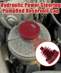 Top Shelf Power Steering Reservoir Cap Set Built Tough For Honda Vehicles Hydraulic Reservoir Lid Replacement 53697SB3952 red cap on power steering pump