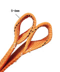 Heavy Duty Car Dent Repair Kit With Lifter And Expander Set strap close-up showing 5-6mm thickness, orange braided material