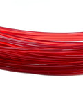 Close-up of Premium Monofilament Leader Line For Saltwater Big Fish And Spearfishing Red Color 100ft Spool Tough Abrasion Resistant Mono Leader