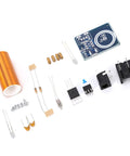 Electromagnetism Learning Tool With Coil Electricity Conversion Module For DIY Teaching, Wireless Power Transfer Kit components