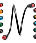 Ebike Extension Cable 2Pin 3Pin 4Pin 5Pin 6Pin Waterproof Male To Female Connector Set coiled with visible colored pins and connectors