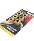 Polygon Variator Sliders 16x13mm 7g 6pc Set High Performance Nylon Roller Weights For 139QMB GY6 50cc 100cc Scooters Moped ATV