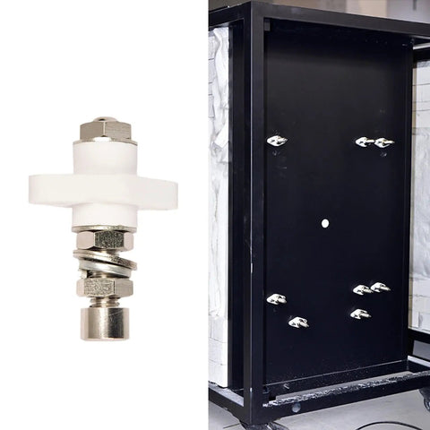 Heavy Duty Electric Terminal Block For Copper Connector Junction Block High Temperature Rated Detachable Design Spare Part For Industrial Grade Conductivity 2.5 Mm Beefy Power Terminal For Quick Swap And Durable Wiring, copper terminal on machine panel