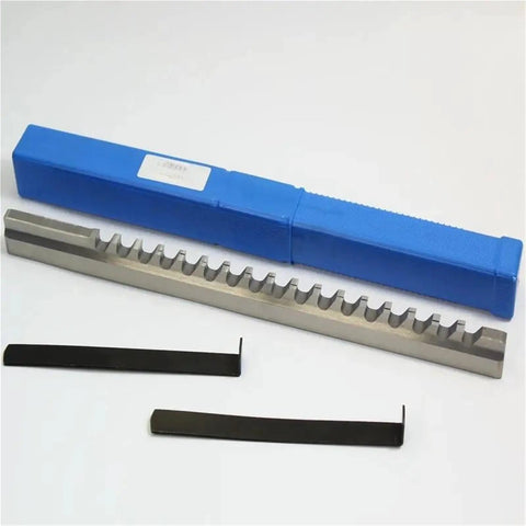 D Grade Keyway Pusher Tool For Broaching Machines HSS Steel Keyway Puller 5/16 Inch Diameter with case and components