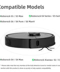 Side view of a robotic vacuum model compatible with All In One Replacement Spare Parts Kit For S4 S4 Max S5 S5 Max S6 S6 MaxV E4 E5
