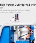 Plug And Play 14KW Pneumatic Polyurea And Polyurethane Foam Spray Unit 220V close-up of high power cylinder 6.3 inch for spray efficiency.